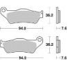 Plaquettes de Frein Avant SBS 671RSI Brembo/Braktec Sherco/KTM/HVA/GG Enduro Box