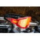 Lunettes PowerCore FMF Flame Navy Ecran Miroir Bleu Enduro Box