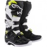 Bottes ALPINESTARS Tech 7 Blanches/Noires/Jaunes Fluo PROMOTION