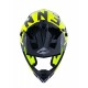 Casque KENNY Performance Black Neon Yellow Silver Enduro Box