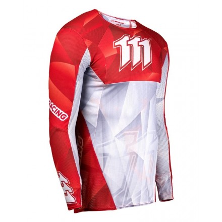 Maillot 111.1 Rouge et Blanc Enduro Box