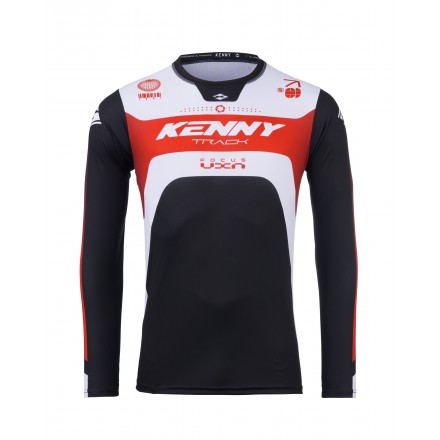 Maillot KENNY Track Focus Rouge Enduro Box