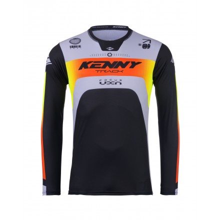 Maillot KENNY Track Focus Gris Enduro Box