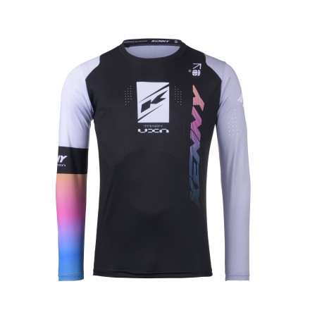 Maillot KENNY Track Focus Noir et Rose Enduro Box