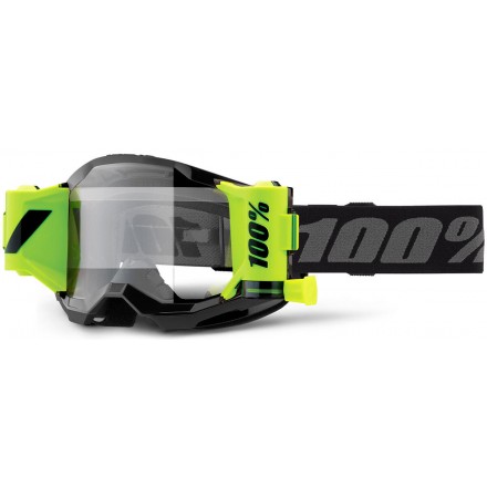 Lunettes 100% Strata 2 ForeCast Noires Ecran incolore Enduro Box