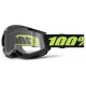 Lunettes 100% Strata 2 Noires Ecran incolore Enduro Box