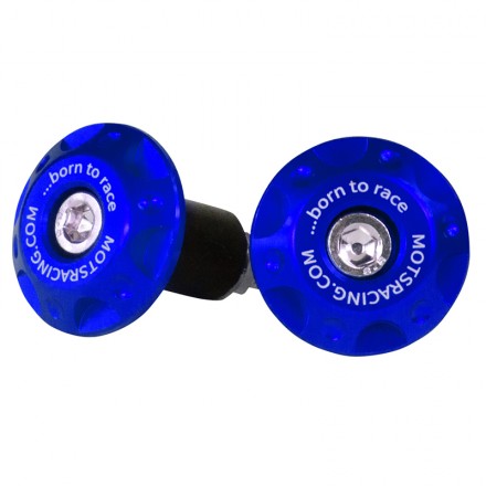 Embouts de Guidon MOTS Bleus Enduro Box