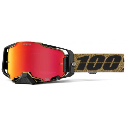 Lunettes 100% Armega Hiper Glory Ecran Mirror Rouge Enduro Box