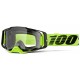 Lunettes 100% Armega Jaunes Fluo Ecran Clair Enduro Box