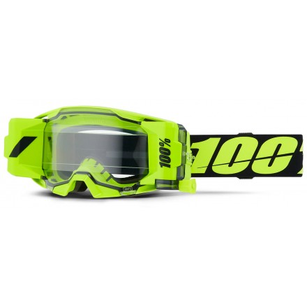 Lunettes 100% ARmatic ForeCast Jaunes Fluo Enduro Box