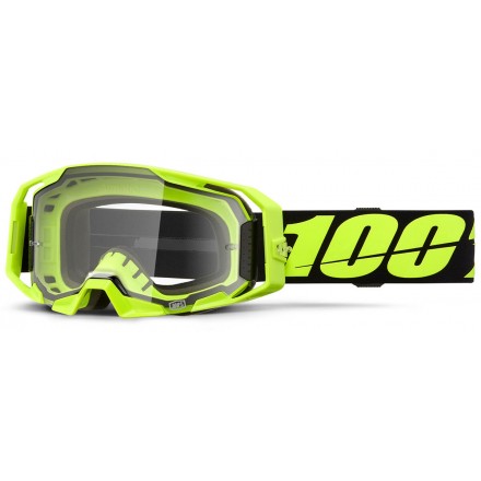 Lunettes 100% ARmatic Jaunes Fluo EcranClair Enduro Box