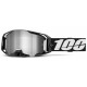 Lunettes 100% ARmatic Noires Ecran Mirror Silver Enduro Box