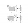 Plaquettes de Frein Arrière BREMBO SX Brembo/Braktec Sherco/KTM/HVA/Gasgas Enduro Box