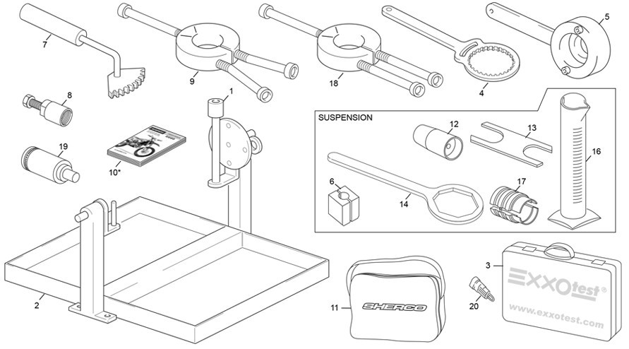 outillages [300 SE-F 2T FACTORY [2025 [Enduro]]]