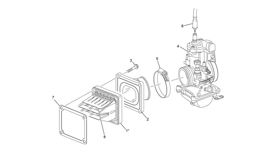 boite à clapet [250 SE FACTORY [2022 [Enduro]]]