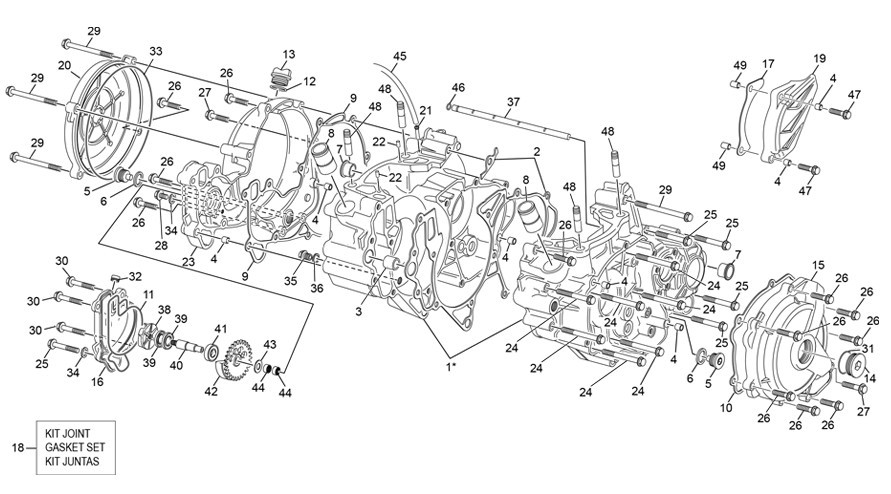 groupe carters [250 SE RACING [2022 [Enduro]]]