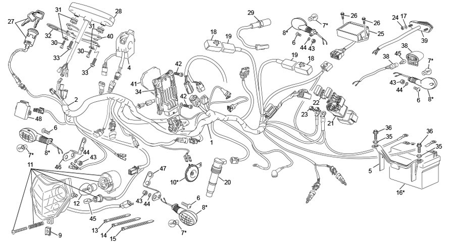 faisceau électrique [450 SEF FACTORY [2022 [Enduro]]]