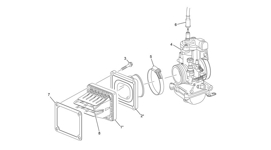 boite à clapet [125 SE FACTORY [2022 [Enduro]]]