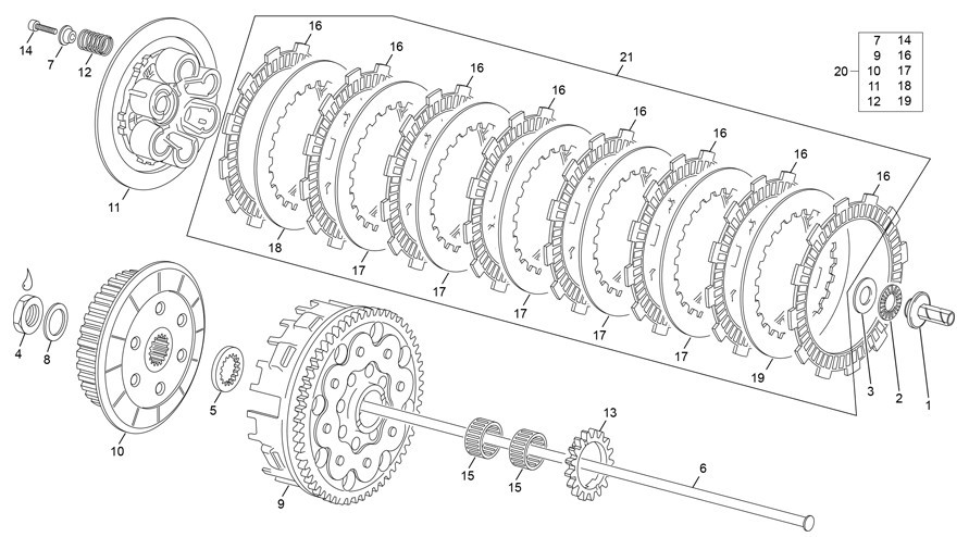 embrayage [500 SEF FACTORY [2022 [Enduro]]]