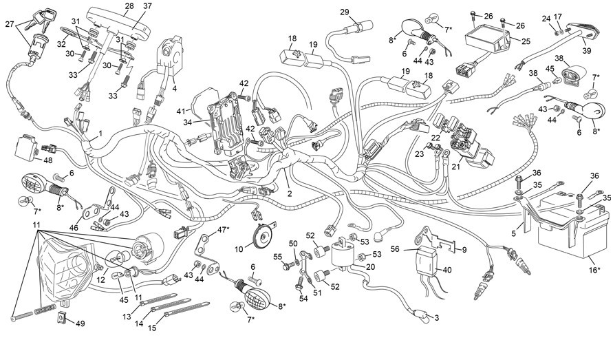 faisceau électrique [300 SE FACTORY [2022 [Enduro]]]