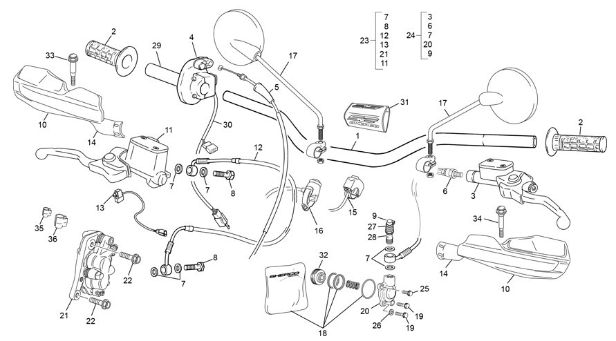 guidon [250 SEF FACTORY [2020 [Enduro]]]