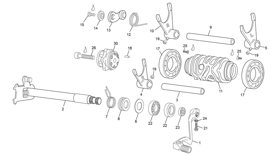 sélecteur [250 SEF FACTORY [2020 [Enduro]]]