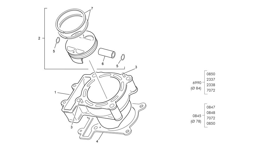 cylindre [250 SEF FACTORY [2020 [Enduro]]]