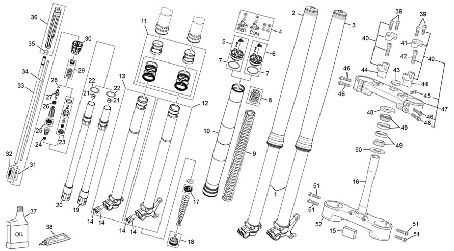 fourche wp xplor [250 SE-R RACING [2020 [Enduro]]]