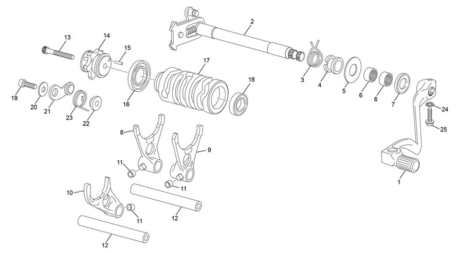 sélecteur [250 SE-R RACING [2020 [Enduro]]]