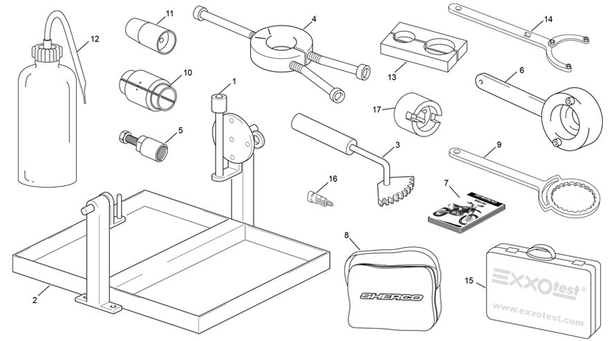 outillages [250 SE-R RACING [2020 [Enduro]]]