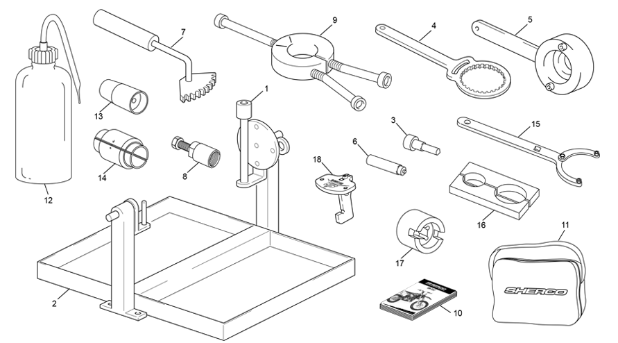 outillages [125 SE-R  RACING [2020 [Enduro]]]