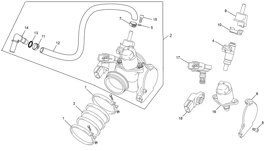 corps d'injection [450 SEF-R RACING [2020 [Enduro]]]